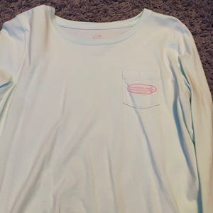 light blue vineyard vines long sleeve